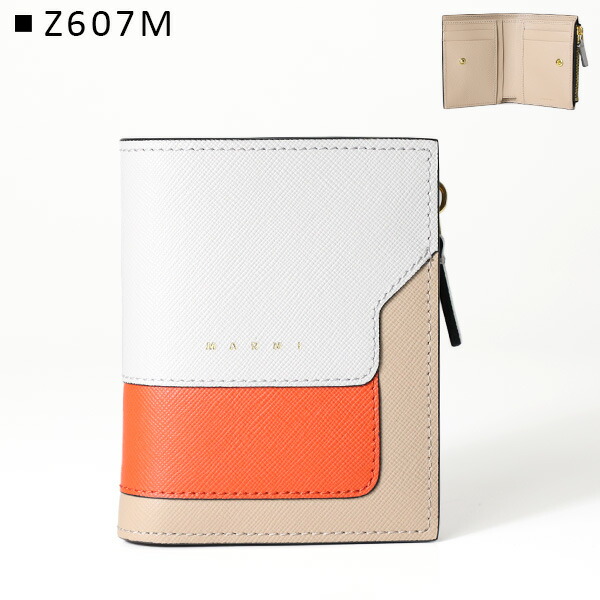 楽天市場】MARNI マルニ BI-FOLD WALLET 二つ折り財布 折りたたみ財布