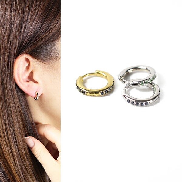 楽天市場】MARIA BLACK マリアブラック Mica 8 Huggie Earring ハギー