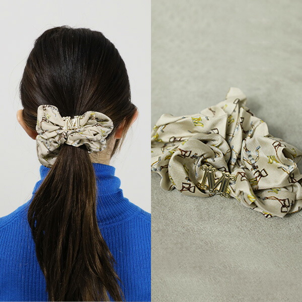 楽天市場】MAX MARA マックスマーラー ELASTY Scrunchie シュシュ