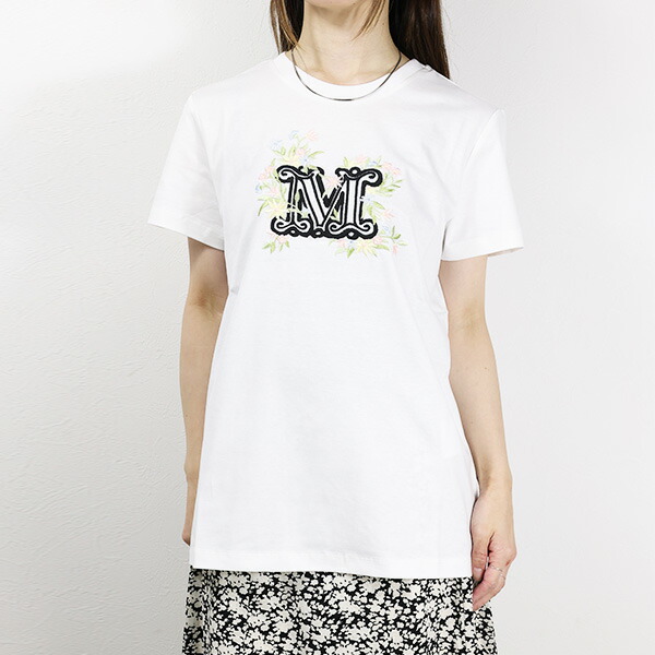 楽天市場】MAX MARA マックスマーラー SACHA EMBROIDERED T-SHIRT T