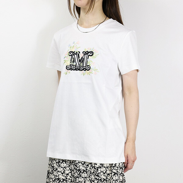 楽天市場】MAX MARA マックスマーラー SACHA EMBROIDERED T-SHIRT T