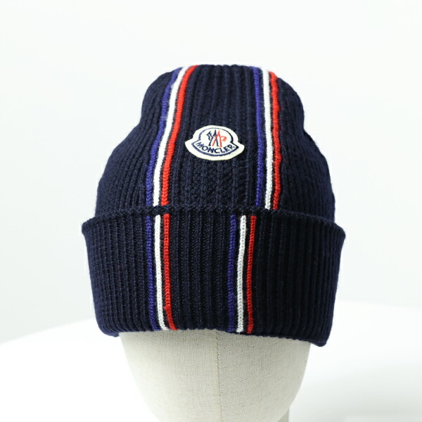 楽天市場】MONCLER モンクレール Knit Cap ニット帽 ビーニー ニット