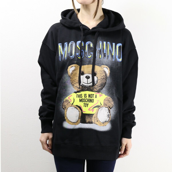 楽天市場】Moschino モスキーノ Teddy Bear Print Hoodie パーカー