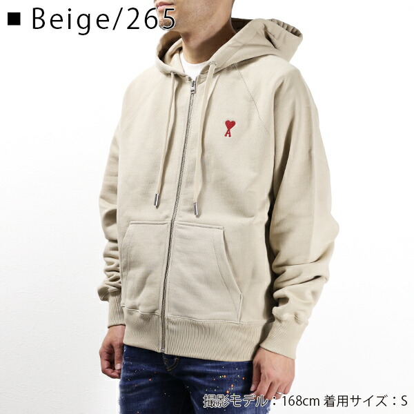 楽天市場】AMI PARIS アミ パリス AMI DE COEUR ZIPPED HOODIE