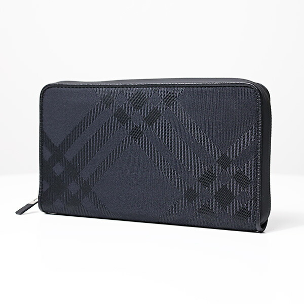 楽天市場】Burberry バーバリー Large Check Jaquard Zip Wallet 長