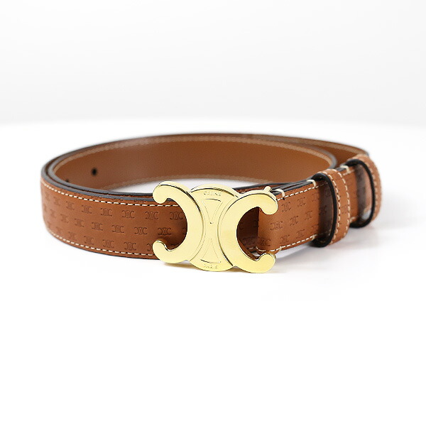 楽天市場】CELINE セリーヌ Medium Triomphe Belt ミディアム