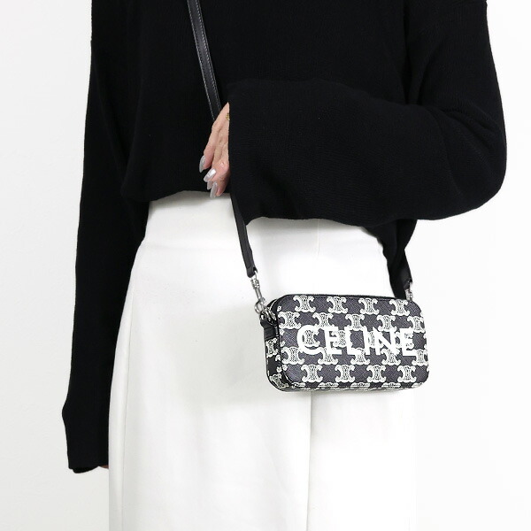 楽天市場】CELINE セリーヌ Horizonal Pouch Crossbady Bag