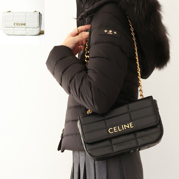 楽天市場】CELINE セリーヌ ショルダーバッグ Matelasse Monochrome