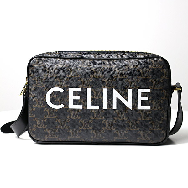 楽天市場】CELINE セリーヌ Triomphe Canvas Medium Messenger Bag
