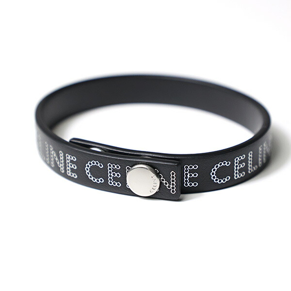 楽天市場】CELINE セリーヌ Monochroms Studs Bracelet ブレスレット