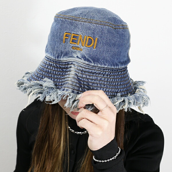 楽天市場】FENDI フェンディ Denim Backet Hat バケットハット ハット
