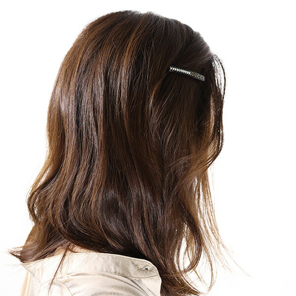 楽天市場】GUCCI グッチ Cyrstal GUCCI Hair Clip ヘアクリップ ヘア