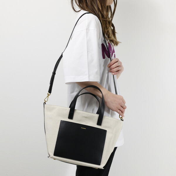 楽天市場】JIL SANDER ジルサンダー Wander Square Small Tote Bag