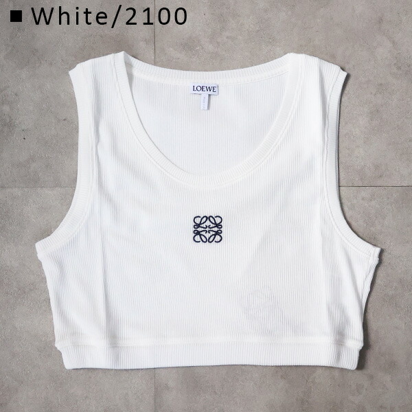 楽天市場】LOEWE ロエベ タンクトップ Anagram Logo Cropped Tank Top