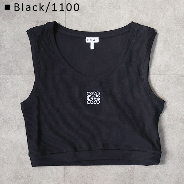 楽天市場】LOEWE ロエベ タンクトップ Anagram Logo Cropped Tank Top