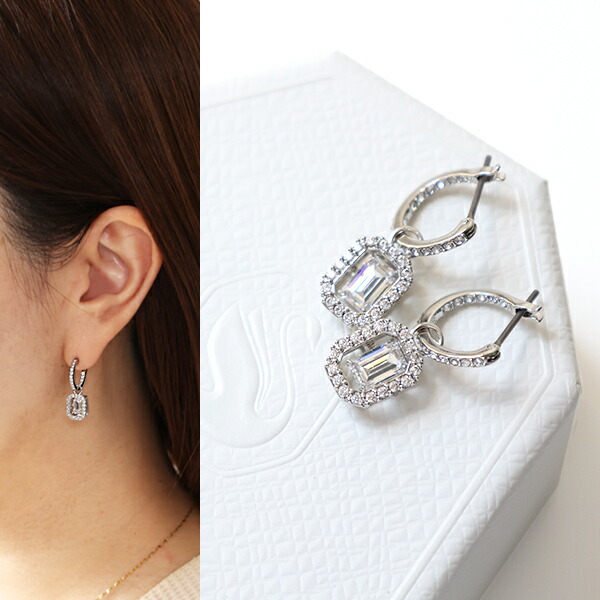 楽天市場】SWAROVSKI スワロフスキー ドロップピアス Millenia Drop