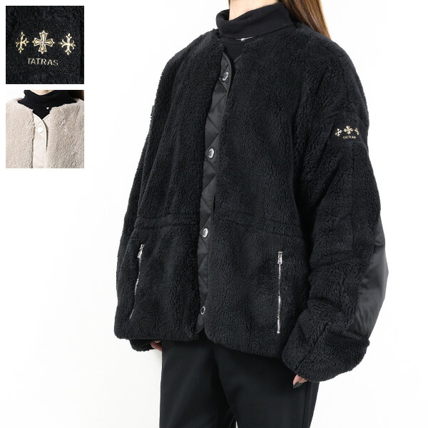 楽天市場】TATRAS タトラス ボアブルゾン ANNABELLA Boa Blouson