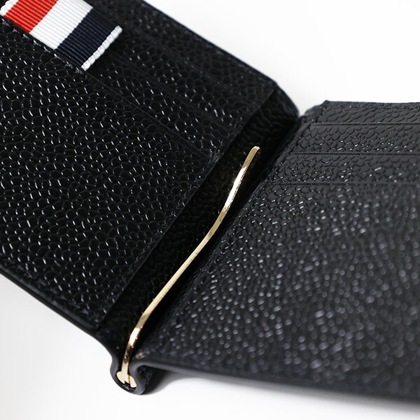 楽天市場】THOM BROWNE トムブラウン BI-FOLD WALLET WITH MONEY CLIP