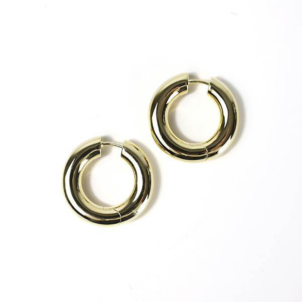 楽天市場】TOM WOOD トムウッド Chunky Hoops Medium Earrings Gold