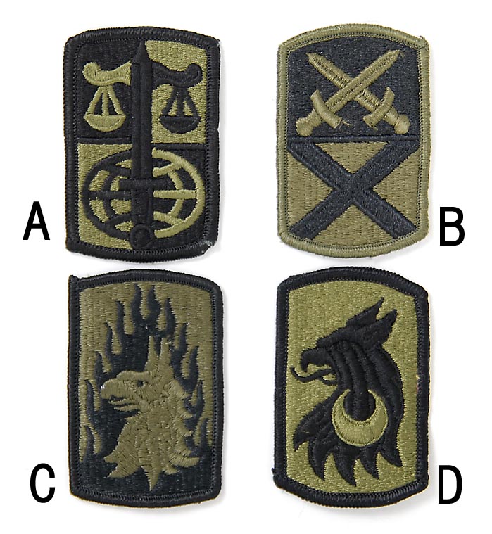 楽天市場】アメリカ軍 ミリタリー OD 部隊章ワッペン 新品 BRANCH-GN2