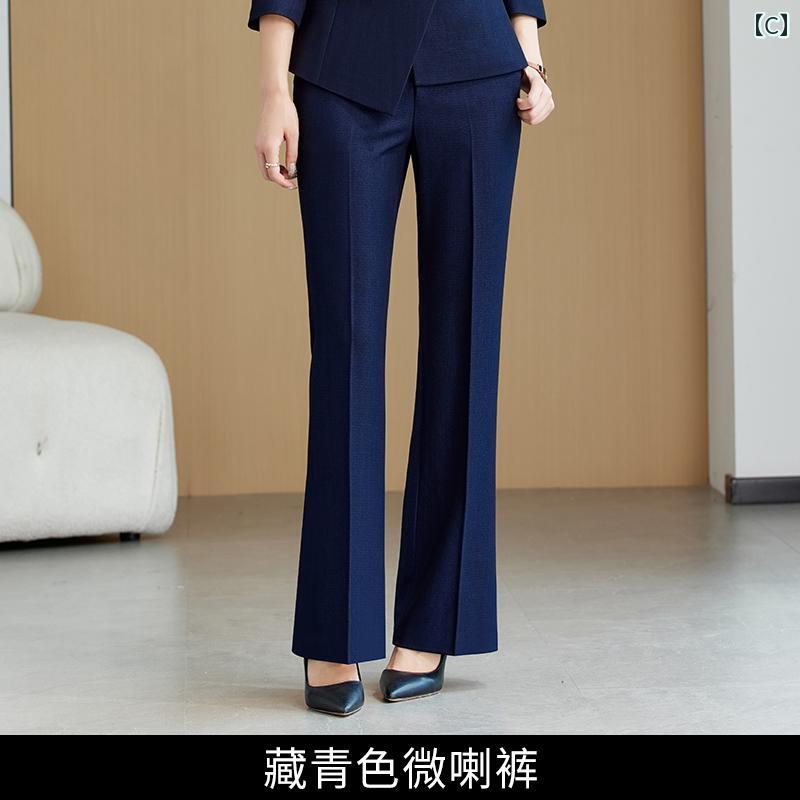 楽天市場】レディース パンツスーツ 上着 2点セット セットアップ