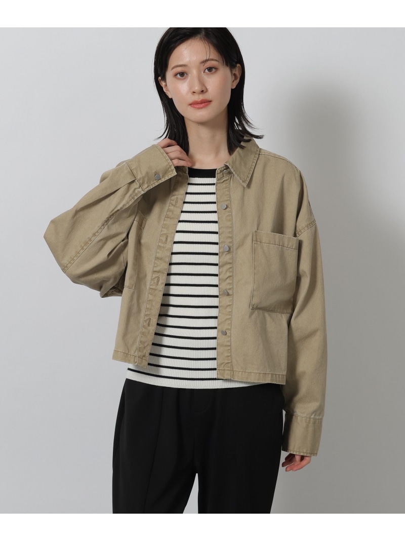 楽天市場】デニムシャツ（カラーベージュ）（トップス｜レディース