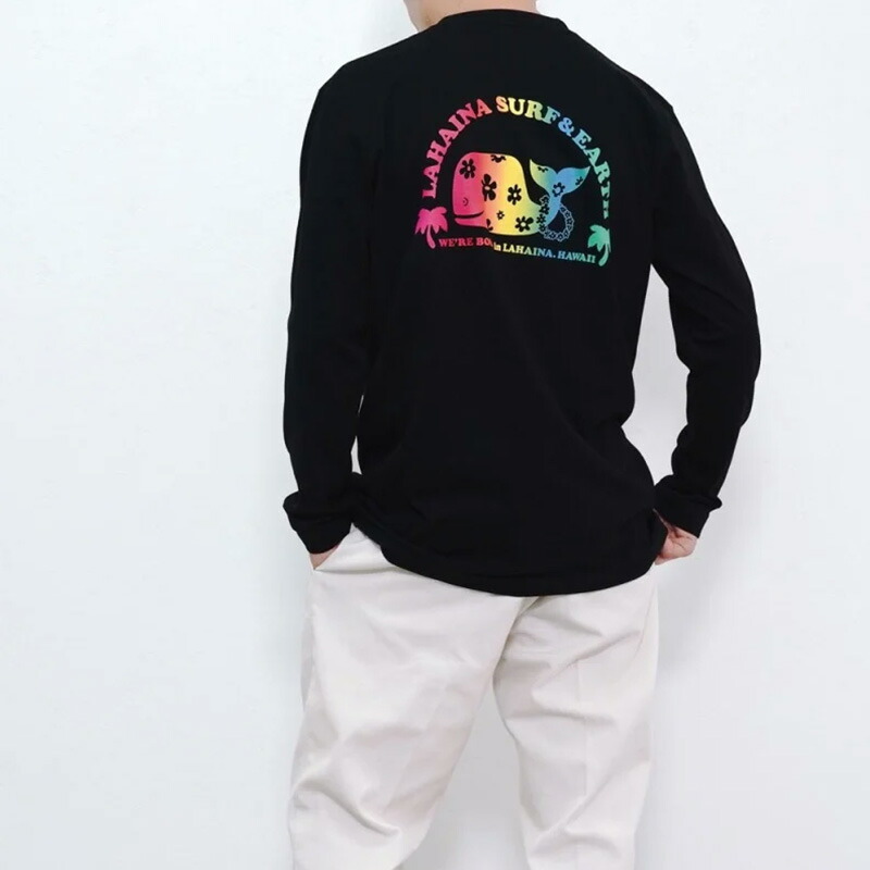 楽天市場】ロンT レディース メンズ ユニセックス 花クジラ