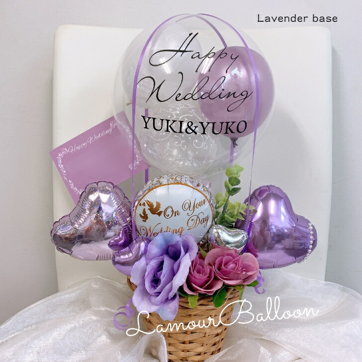 楽天市場】バルーンアレンジ 気球型 mサイズ バルーンフラワー