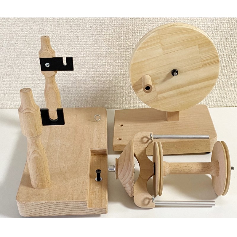 楽天市場】ラ・メール糸撚り機2 白木【撚り 卓上 手織り 織り機 織機