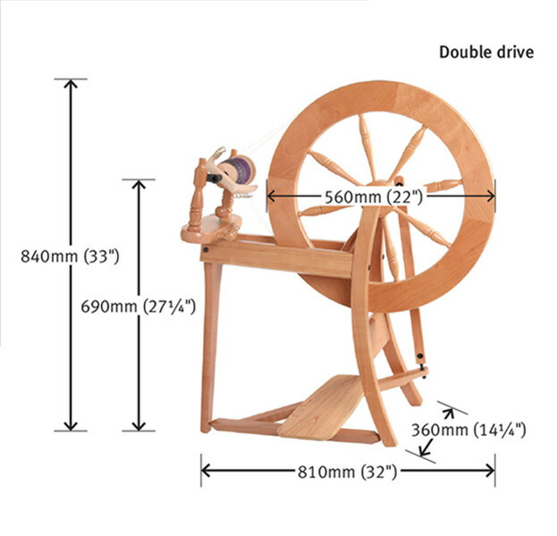 楽天市場】アシュフォード トラディショナル・ダブルドライブ紡毛機