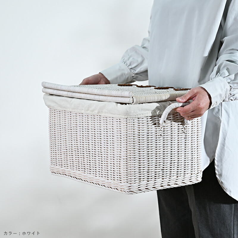 楽天市場】【展示品処分・アウトレット】収納ボックス バスケット 蓋