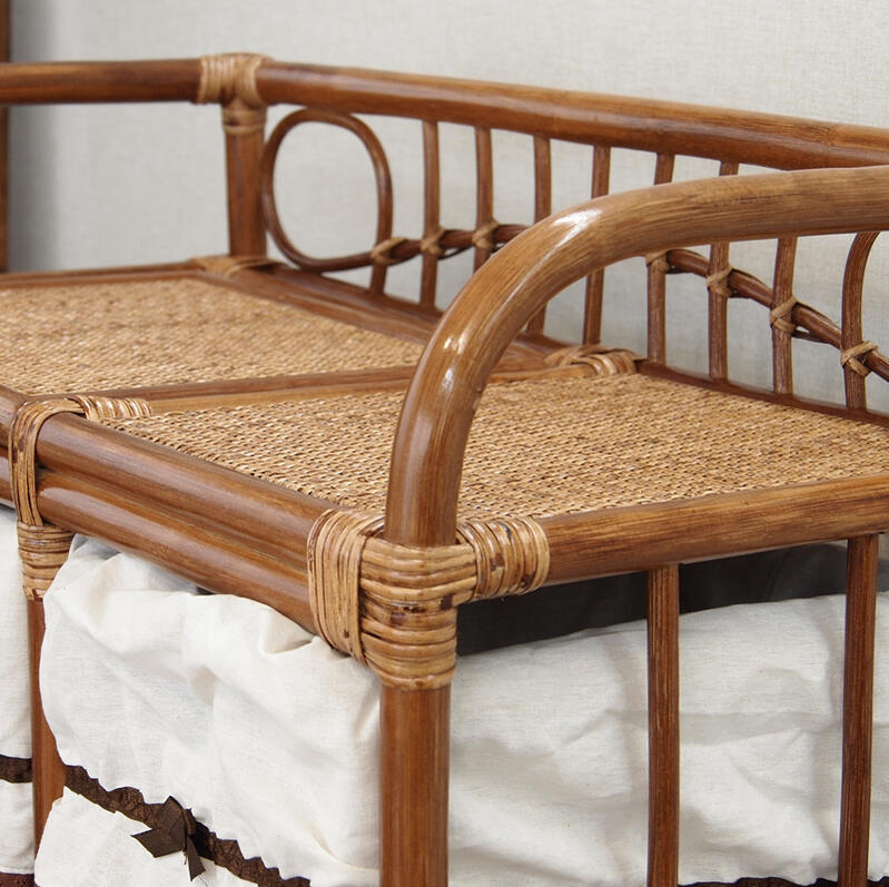 楽天市場】アジアン家具 ラタン ランドリー 4段 完成品 籐かご