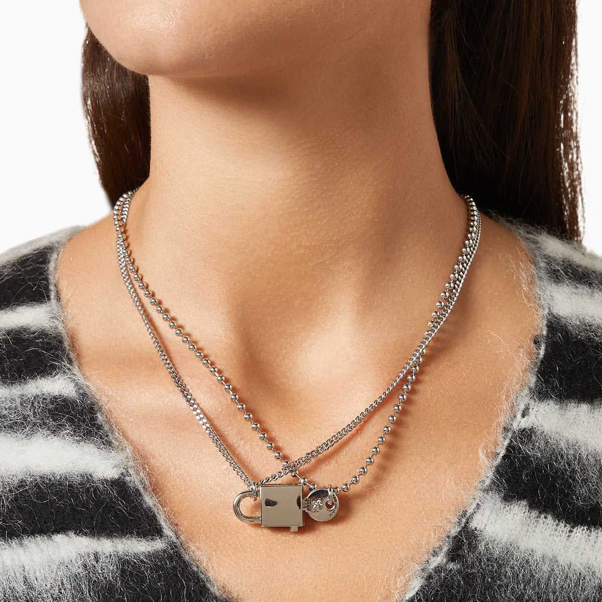 楽天市場】マークジェイコブス ネックレス レディース ブランド 2連