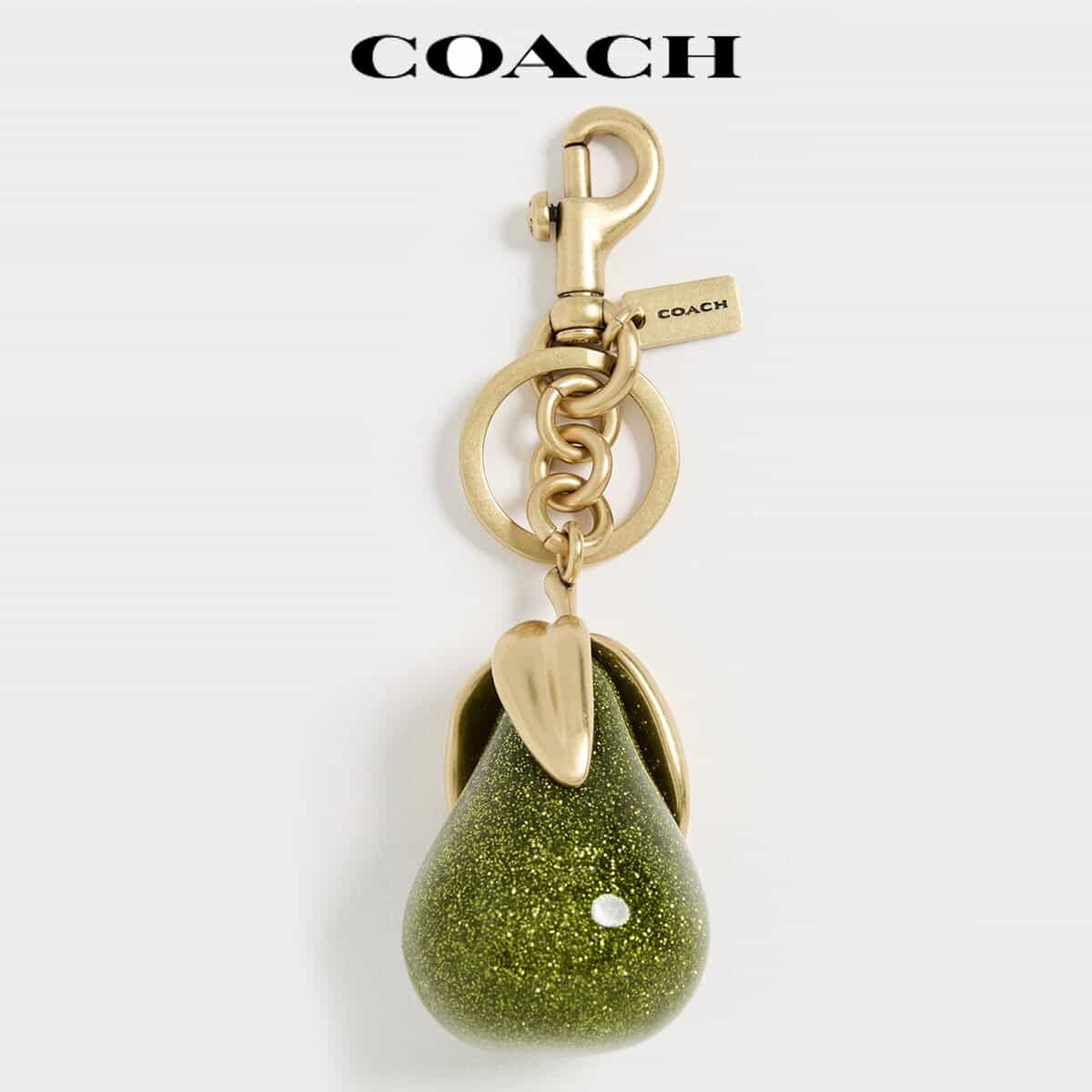 楽天市場】コーチ キーホルダー バッグチャーム ブランド 洋ナシ