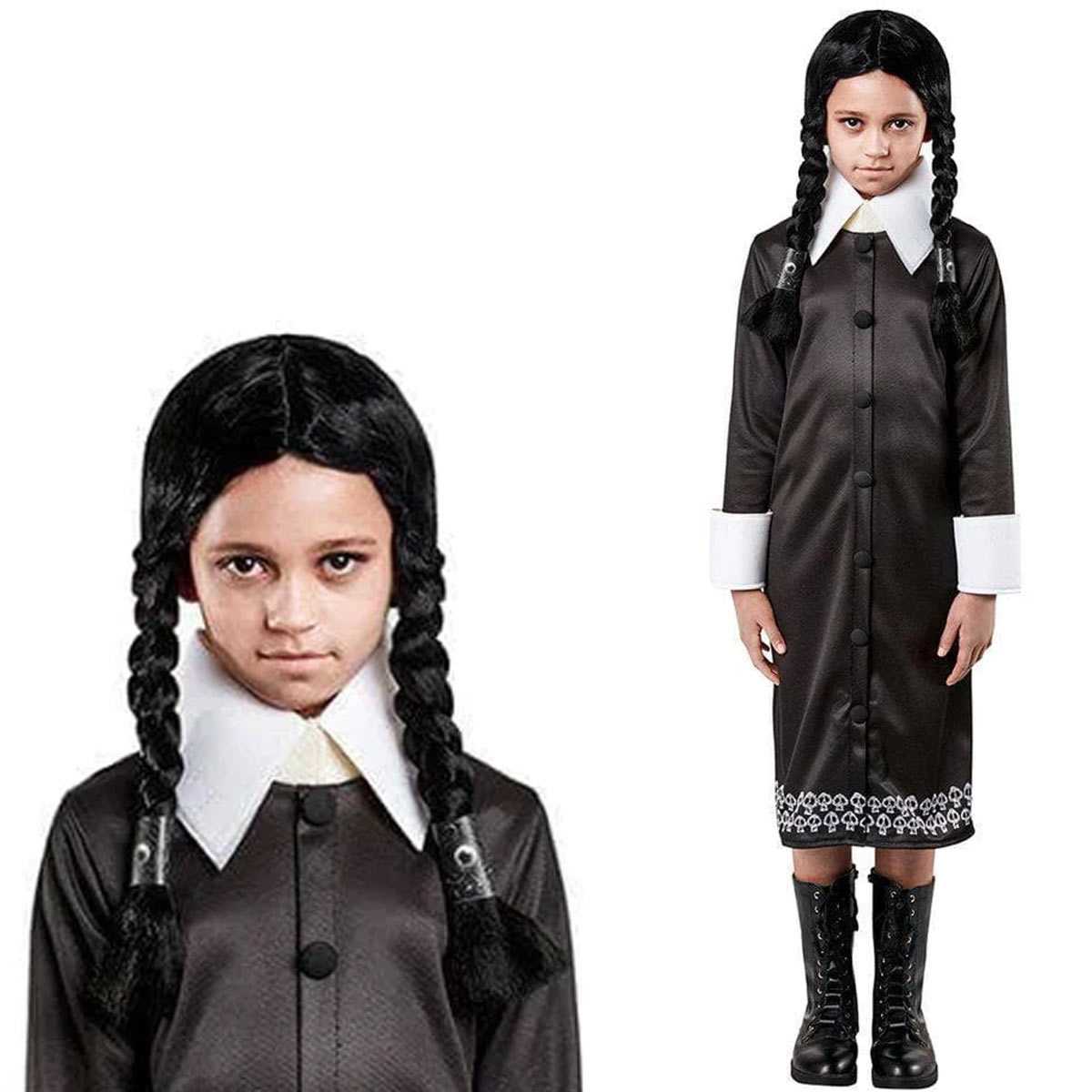 楽天市場】ウェンズデー コスプレ 衣装 アダムスファミリー 仮装