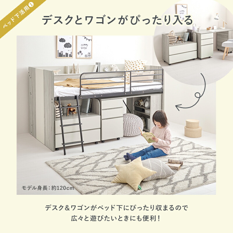 楽天市場】【8%クーポン配布中☆3/1(日)限定】システムベッド［ロフト