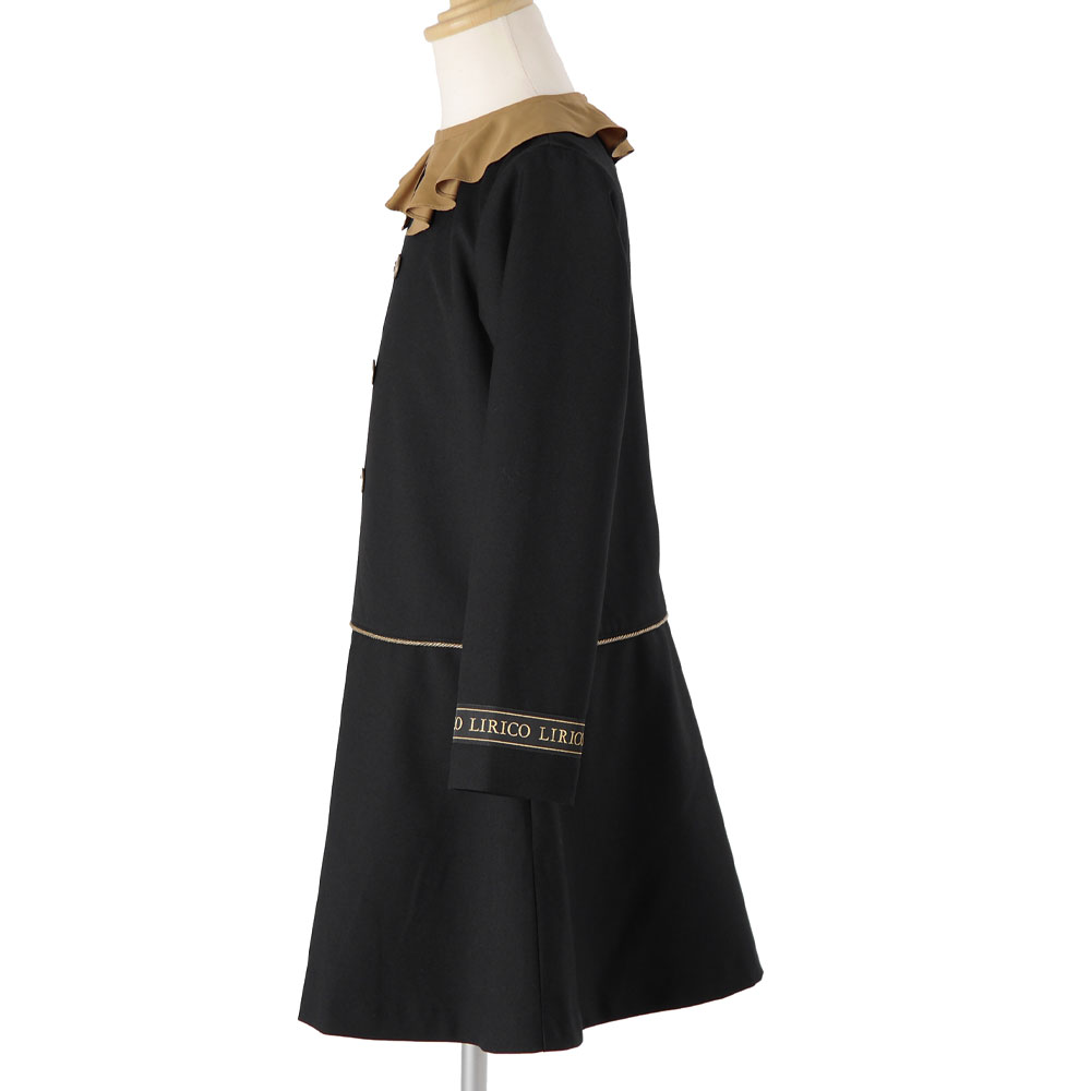 楽天市場】キッズウエア ゴールドライン切替 長袖ワンピース 120サイズ