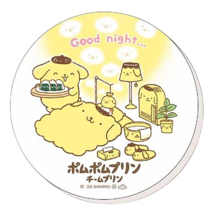楽天市場】ポムポムプリン 吸水コースター Good night 262771 チーム