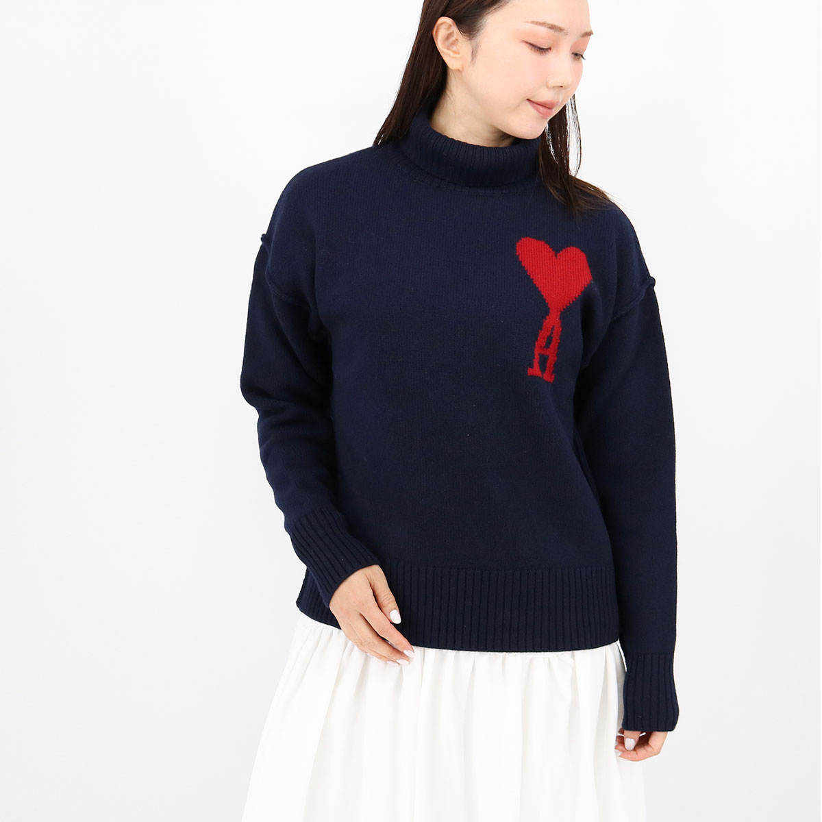 楽天市場】AMI PARIS アミパリス UKS406.018 Ami De Coeur ウール