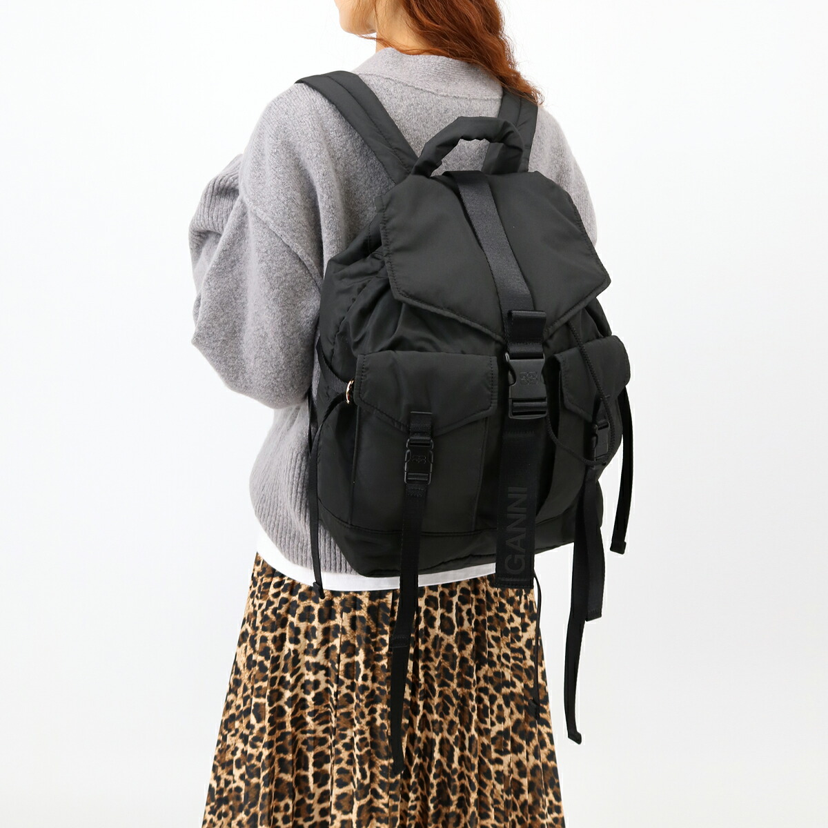 楽天市場】□GANNI ガニー バックパック Recycled Tech Backpack A4755