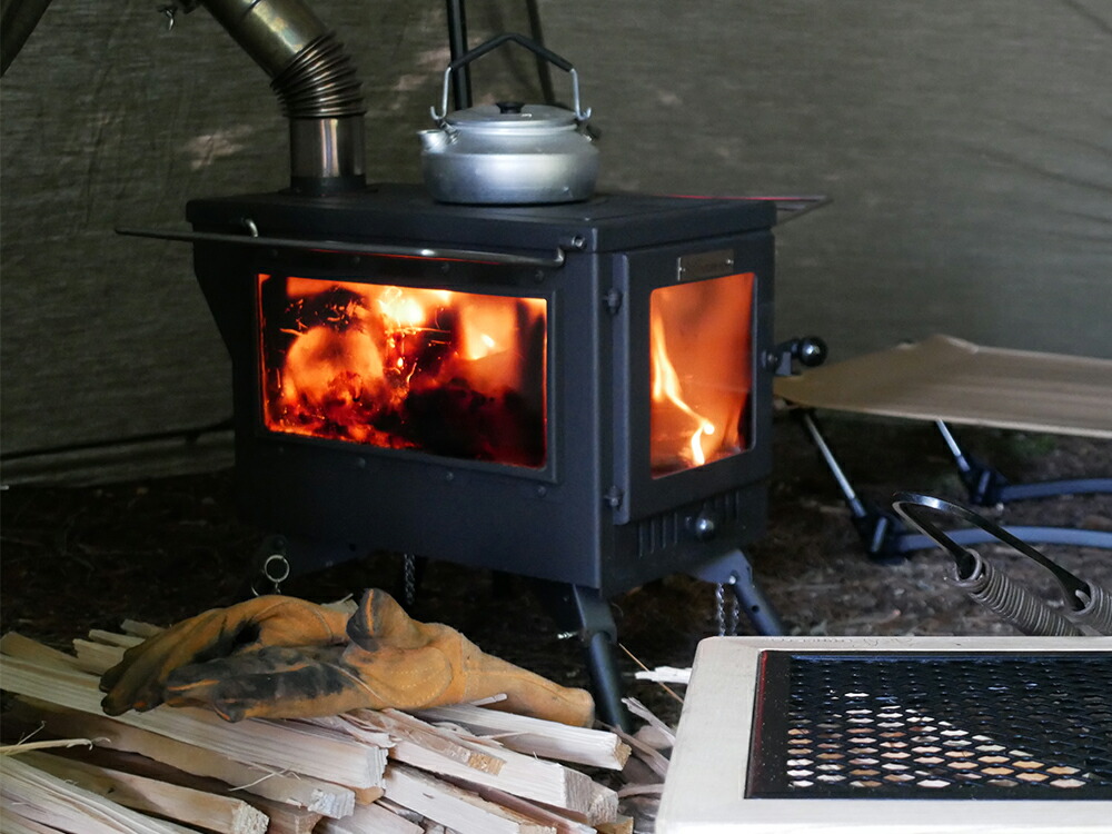 楽天市場】FUTURE FOX 薪ストーブ 鉄製 暖炉 キャンプ ソロキャンプ