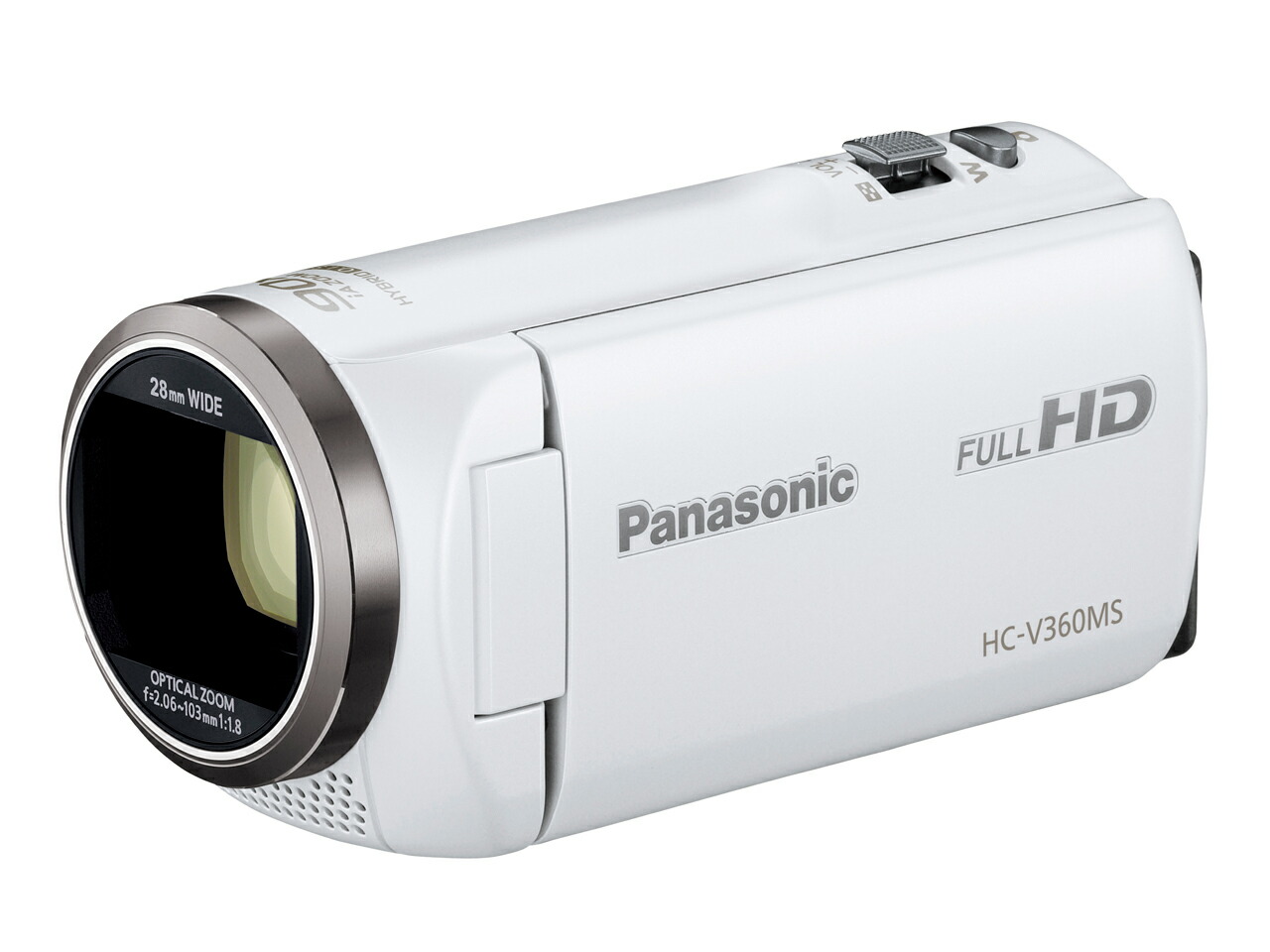 楽天市場】Panasonic(パナソニック) HC-V360MS ホワイト 【訳あり