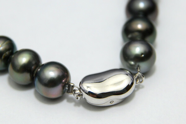 楽天市場】13mm 黒蝶真珠 ネックレス 鑑別書付 13ミリ大珠の気品と存在