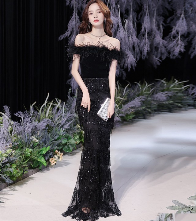 楽天市場】オフショルダー ドレス タイト マーメイドドレス パーティー