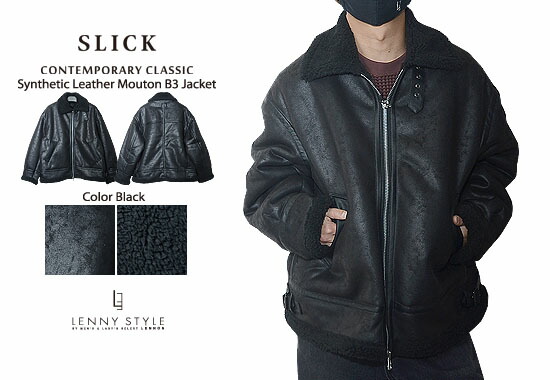 楽天市場】SLICK （ スリック ） フェイクムートン B3フライト