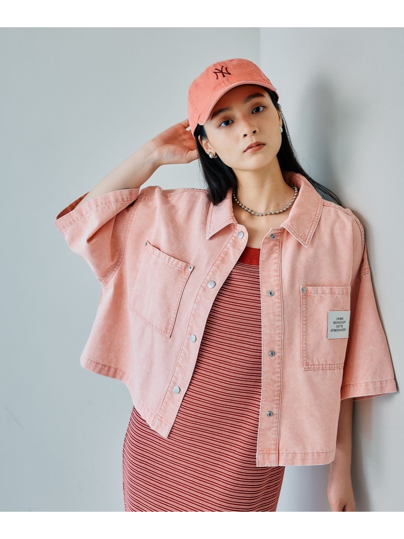 楽天市場】【SALE／65%OFF】BIGデニムショート5分袖シャツ LEPSIM