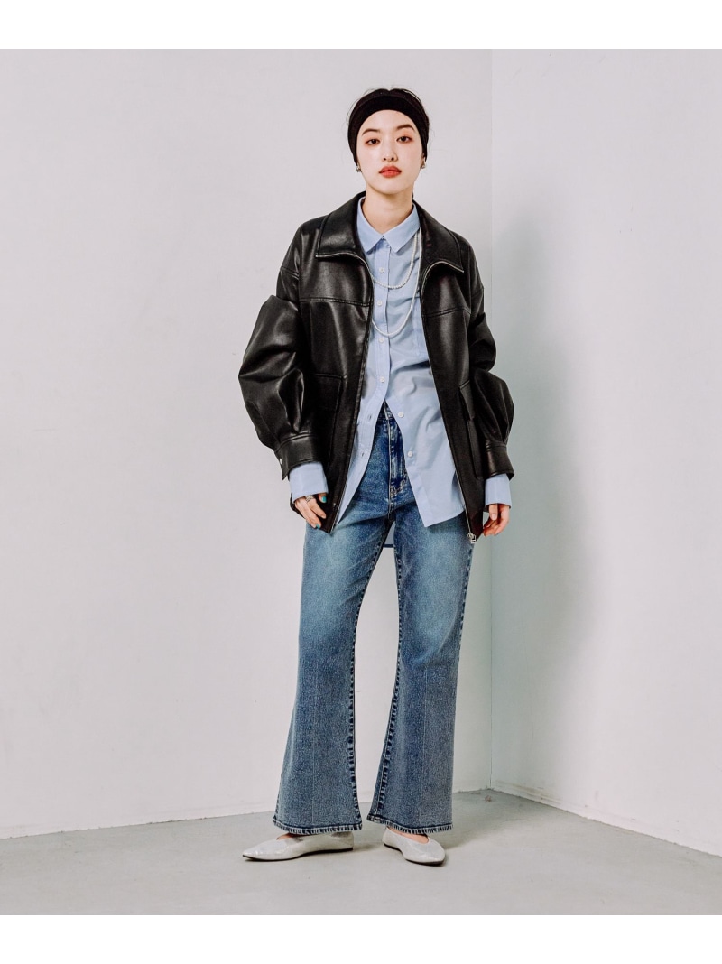 楽天市場】フェイクレザーブルゾン LEPSIM レプシィム ジャケット