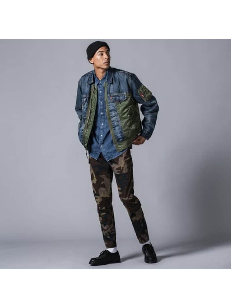 楽天市場】MA-1 HYBRID トラッカージャケット CO PILOT TRUCKER Levi's