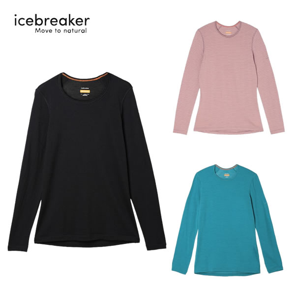 楽天市場】アイスブレーカー 200 オアシス ロングスリーブ クルー