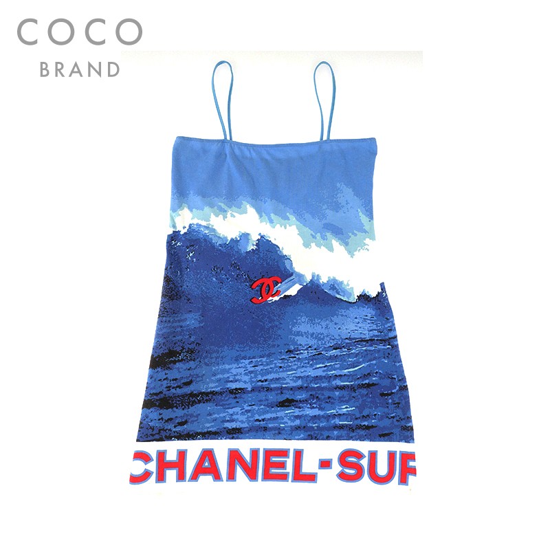 楽天市場】美品 シャネル CHANEL サーフライン キャミソール ミニ